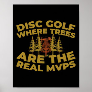Disc Golf Frisbee - Outdoor Sport Tree _3  Poster