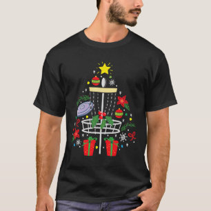 Disc Golf Frisbee Weihnachtsbaum Funny Gi T-Shirt