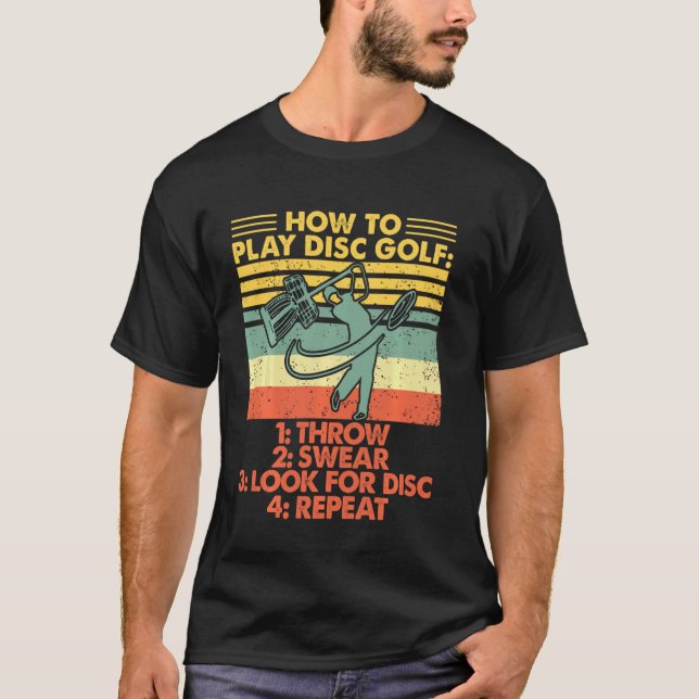 Disc Golf für Männer Funny Disc Golf Women T-Shirt (Vorderseite)