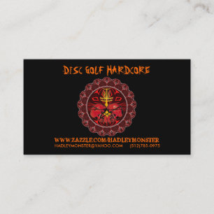 Disc-Golf-hardcore-Geschäfts-Karten Visitenkarte