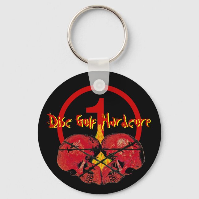 Disc Golf Hardcore Schlüsselanhänger (Vorderseite)