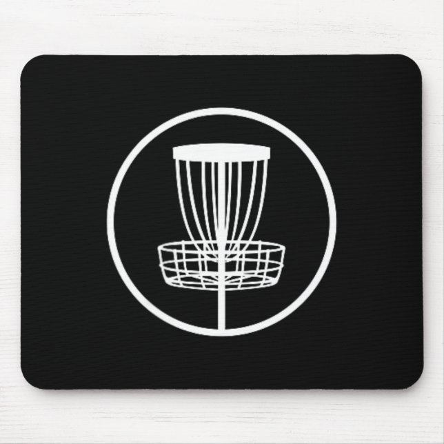 Disc Golf Herren Disc Golf Sket Brust Logo  Mousepad (Vorne)