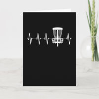 Disc Golf Herzschlag EKG Liebe Disc Golf Spieler