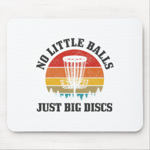 Disc Golf Keine kleinen sondern große Discs Lustig Mousepad