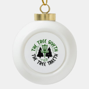 Disc Golf Keramik Kugel-Ornament