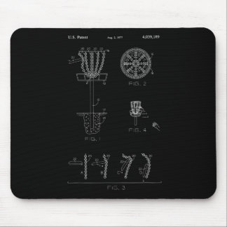 Disc Golf Korb Ziel Patentdesign - Frolf Mousepad