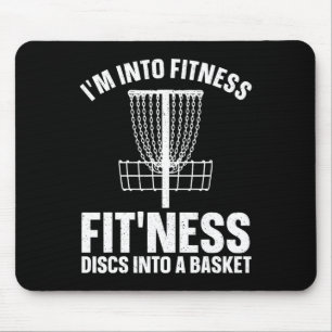 Disc-Golf-Kunst für Männer Frauen Disc-Golf-Spiele Mousepad