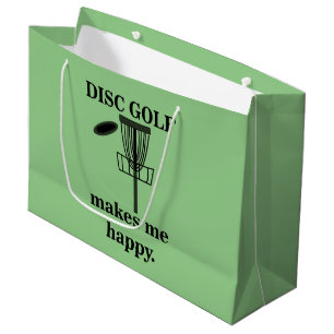 Disc Golf Macht Mich Glücklich Disc Golf Große Geschenktüte