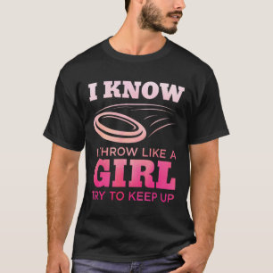 Disc Golf Mädchen Lustiges Disc Golfing Liebhaber T-Shirt