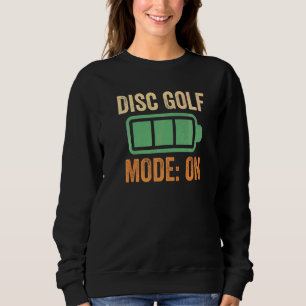 Disc-Golf-Modus auf Batterie Sweatshirt