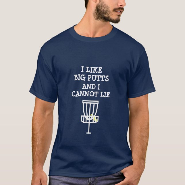 Disc Golf Quote Disczierendes Spaß-Shirt T-Shirt (Vorderseite)