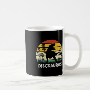 Disc Golf Retro Dinosaur Disc Golf Spieler Frolf F Kaffeetasse