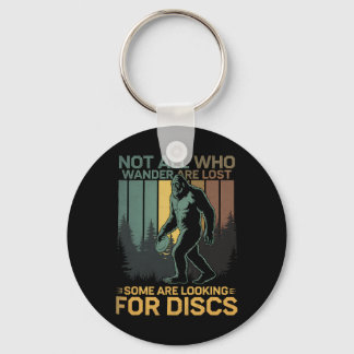 Disc Golf Sasquatch Bigfoot Disc Golfer Lustiger D Schlüsselanhänger