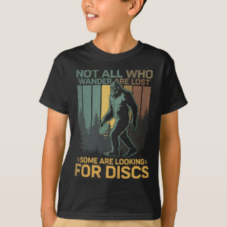 Disc Golf Sasquatch Bigfoot Disc Golfer Lustiger D T-Shirt