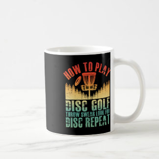 Disc-Golf-Shirt für Männer Papa Disc-Golf-Spieler Kaffeetasse