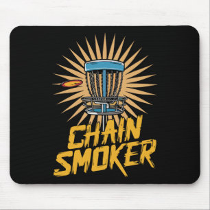 Disc-Golf-Spieler Golfspieler Kettensäufer Männer Mousepad