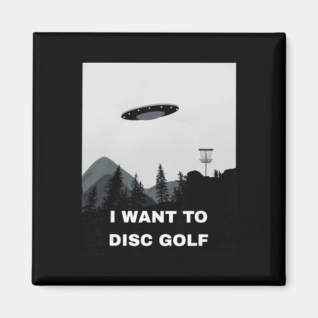 Disc Golf Ufo  Magnet (Vorne)