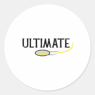 Disc Golf Ultimate Frisbee Frolf Sport Spieler Män Runder Aufkleber