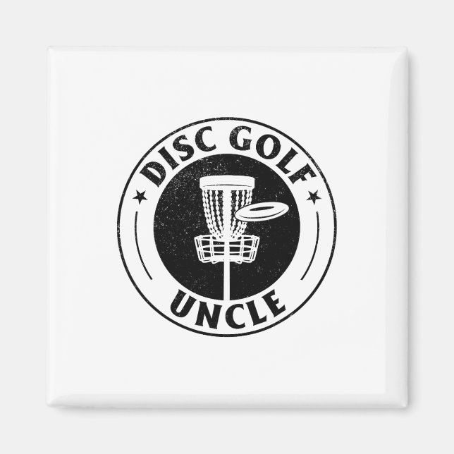 Disc Golf Uncle - Disc Golfing Uncle Disc Golf Pla Magnet (Vorne)