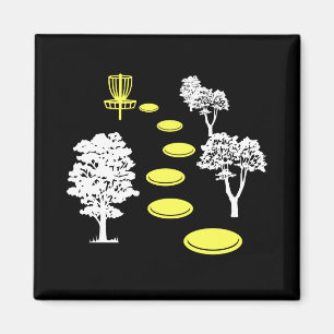 Disc Golf Wälder Disc Golfer Geschenk Magnet