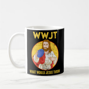 Disc Golf Was Jesus würde Frisbee Golf werfen Kaffeetasse