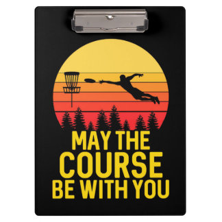 Disc Golf With You Klemmbrett