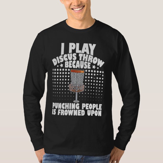 Disc Golfer Putter Flying Disc Throwing Disc  15 T-Shirt (Vorderseite)