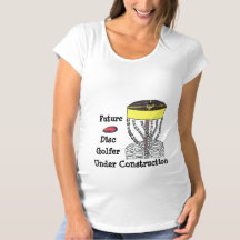 Disc-Golfim bau MutterschaftsShirt