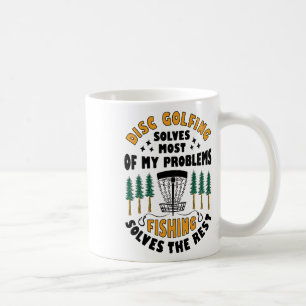 Disc Golfing löst die meisten meiner Probleme Ange Kaffeetasse