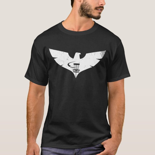 Discgolf Eagle Birdie Disk Golf Sports T-Shirt (Vorderseite)