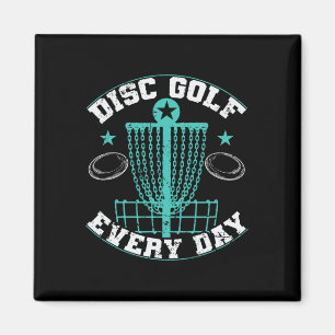 Discgolf Täglich Skizze Frisbee  Magnet