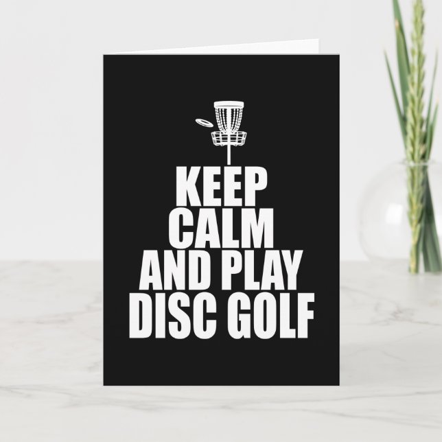 Discgolfer Discgolf Karte (Vorderseite)