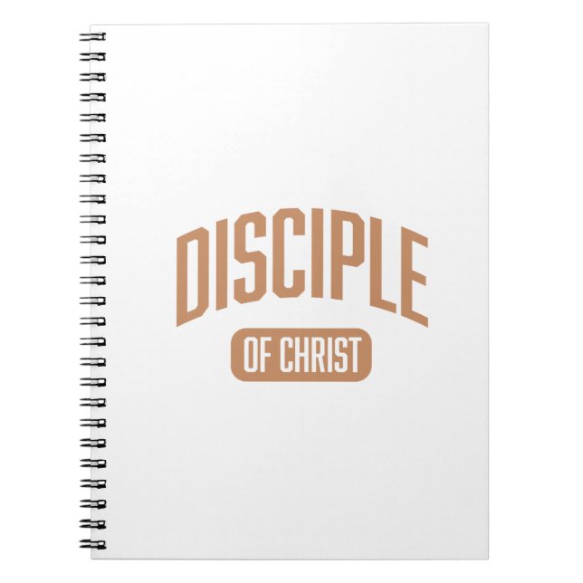 Disciple Terracotta Spiral Notebook Notizblock (Vorderseite)