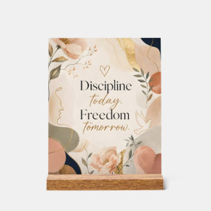 Discipline Aujourd'hui Liberté Demain Art de Motiv
