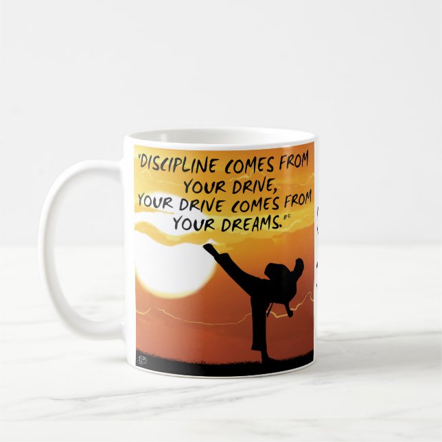 "Discipline" Coffee Mug (Gauche)