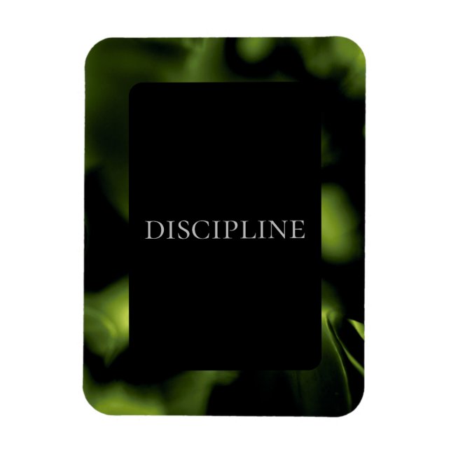 "Discipline" Flexible Foto Magnet (Vertikal)