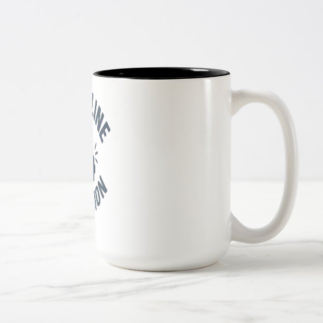 DIscipline Greater than Motivation- Gym Fitness  Zweifarbige Tasse (Rechts)