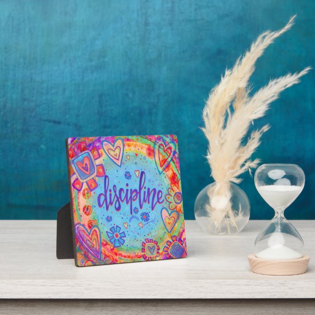 Discipline Hübsch Inspirational One Word Easel Fotoplatte (InSitu)