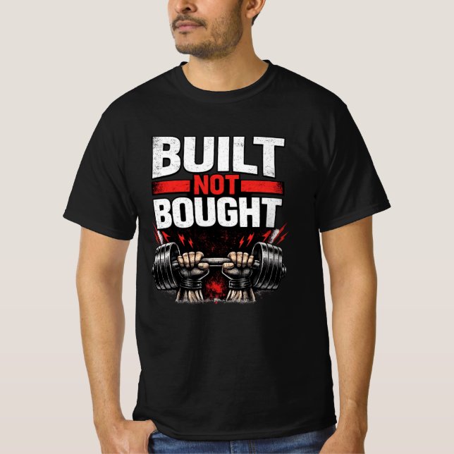 Discipline Over Motivation Gym T-Shirt | Hardcore  (Devant)