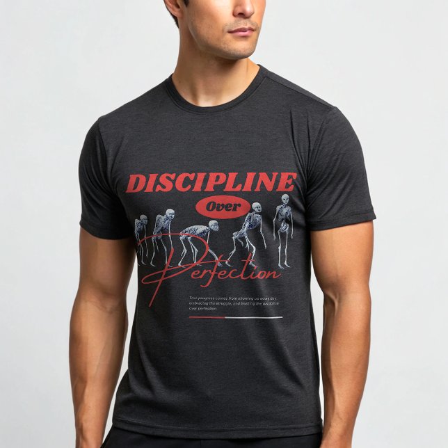 Discipline Over Perfection Gym T-Shirt | Streetwea (Von Creator hochgeladen)