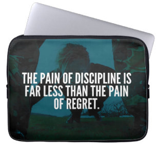 Discipline - Workout Inspiration Laptopschutzhülle