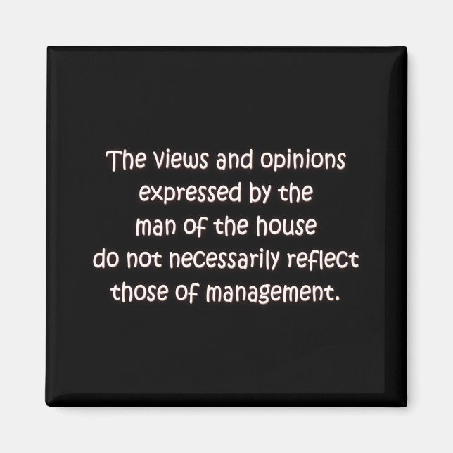 Disclaimer Magnet (Vorne)