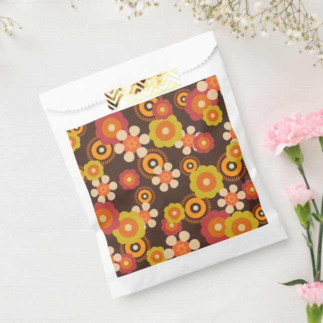 Disco 70er 60er Retro Blume Pop Kultur Geschenktütchen (Versiegelt)