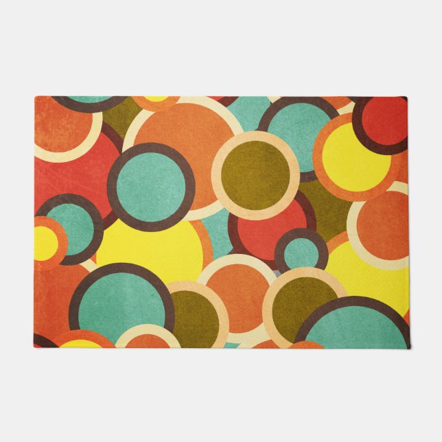 Disco 70er 60er Retro MOD Pop Culture Fußmatte (Vorderseite)