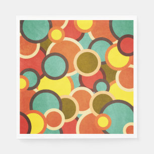 Disco 70er 60er Retro Mod Pop Culture Serviette