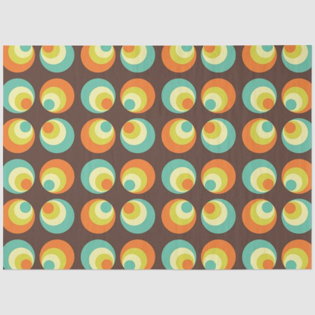 Disco 70er 60er Retro Pop Culture Seidenpapier (Vorderseite)