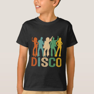 Disco 70er Disco Themenwelt Shirt Vintag Retro Tan