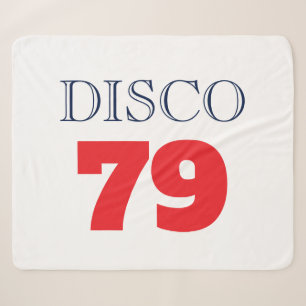 Disco 79 Pop Art Musik Unterhaltung Retro Sherpadecke