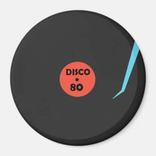 Disco 80 Record Magnet - Dance Party