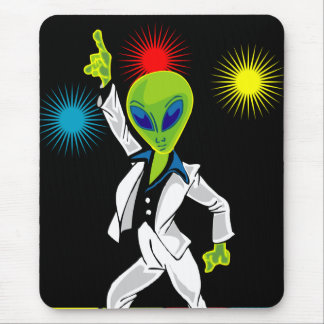 Disco-alien Mousepad